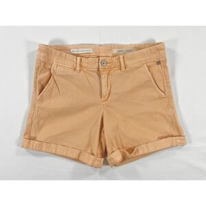 Pilcro and the Letterpress Peach Cotton Chino Shorts